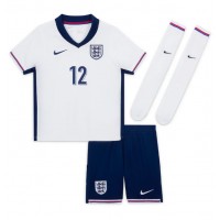 Camiseta Inglaterra Kieran Trippier #12 Primera Equipación Replica Eurocopa 2024 para niños mangas cortas (+ Pantalones cortos)